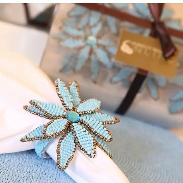 Luxury Flower Napkin Rings