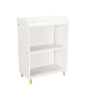 Kids 3-Tier Bookcase Children's Book Display Bookshelf Toy Storage – alternate view
