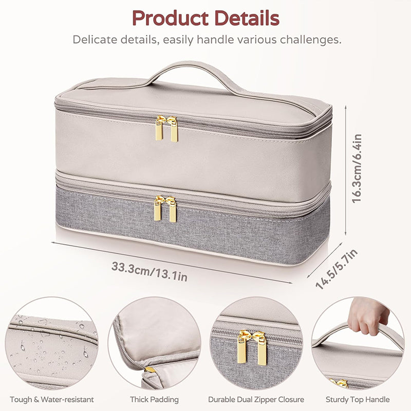 2-Layer Portable Waterproof Case for Hair Stylers (Fit Shark – alternate view