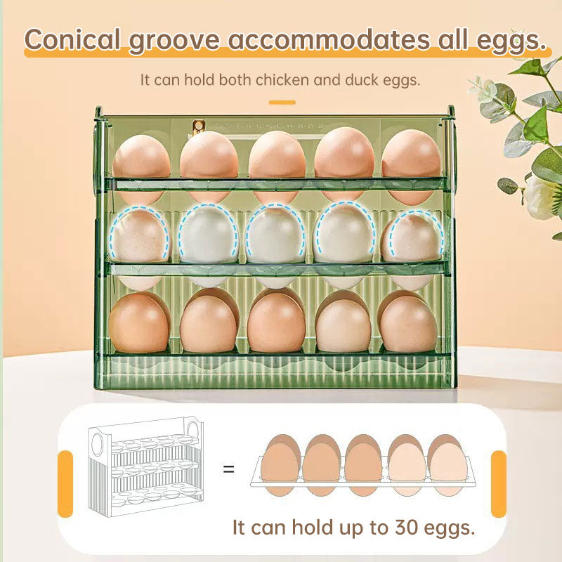 Multi-Tier Refrigerator Egg Organizer – alternate view