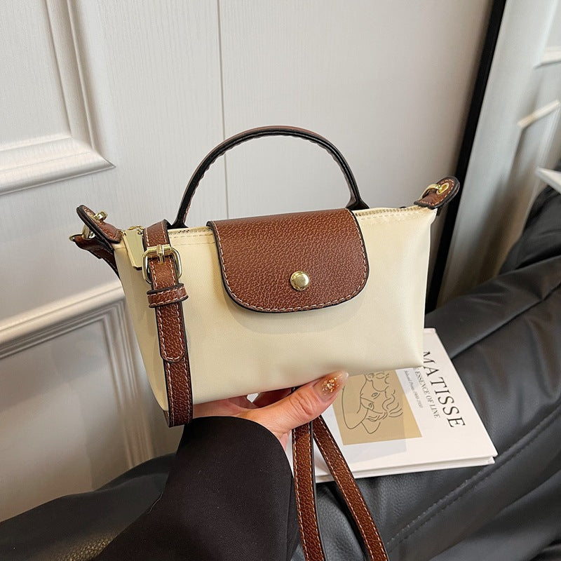 Mini Nylon Dumpling Crossbody Bag – B