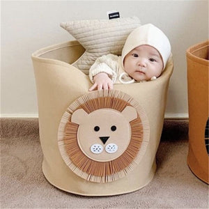 INS Cartoon Storage Basket Baby Dirty Clothes Basket Children's Toy – Big Tiger