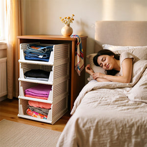 4-Pack Slide-Out Closet Organizer Bins – alternate view