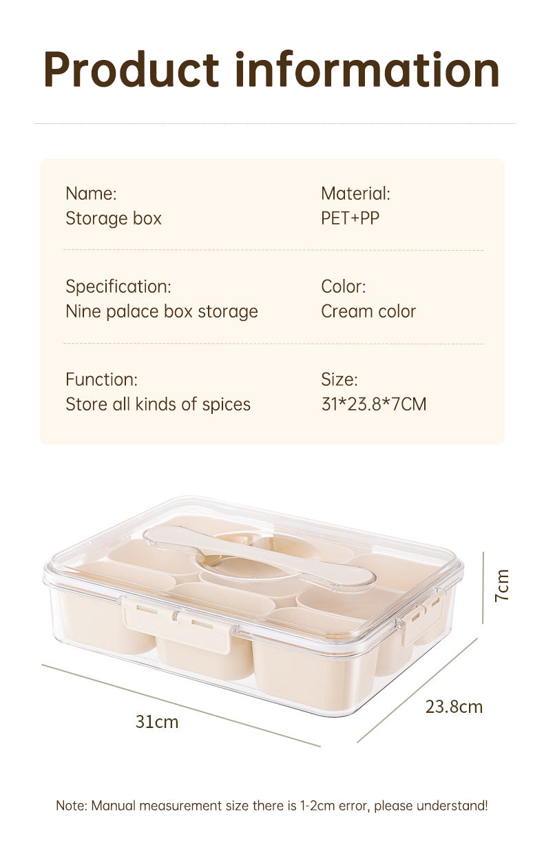 9-Piece Divided Refrigerator Organizer Tray – alternate view