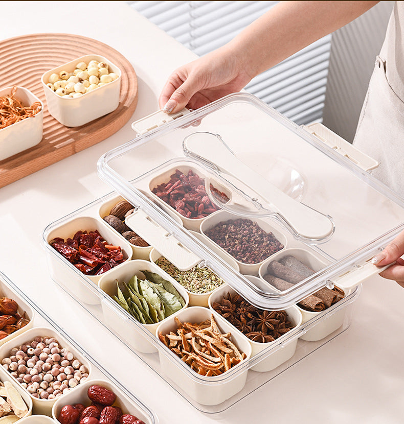 9-Piece Divided Refrigerator Organizer Tray – alternate view