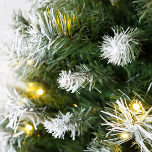 3-Piece Pre-Lit Christmas Wreath and Entrance Tree Set