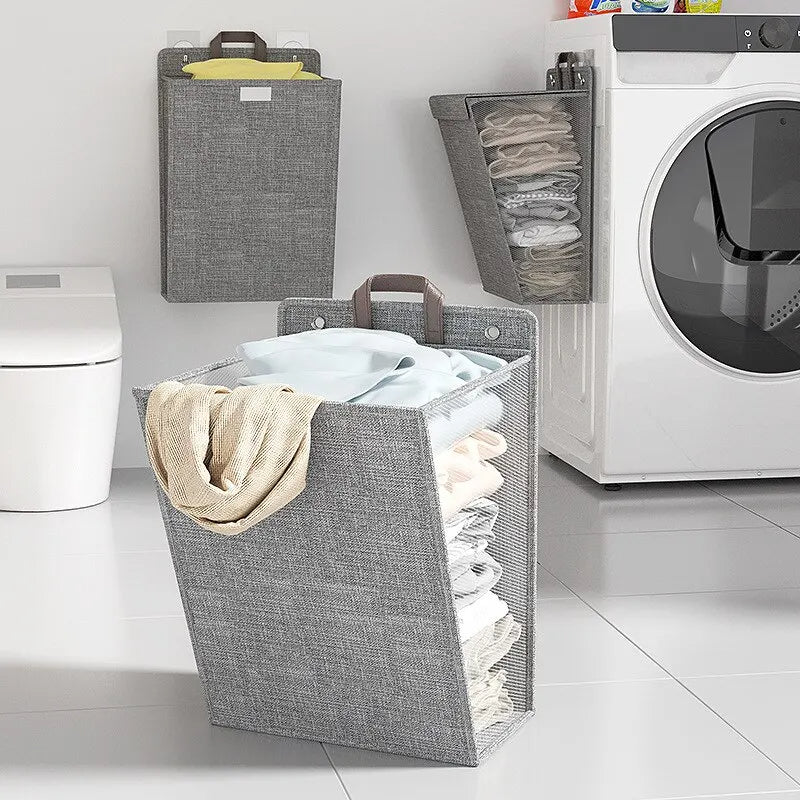 Dirty Clothes Basket Foldable Home Dormitory Multifunctional – alternate view