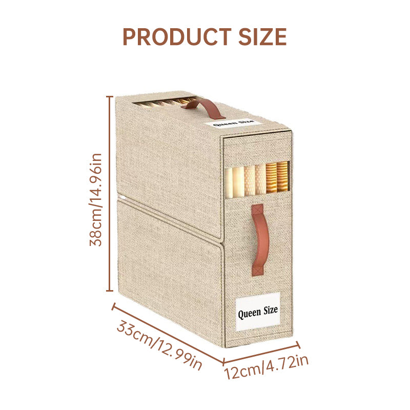 Compact Foldable Storage Cubes for Linens – alternate view
