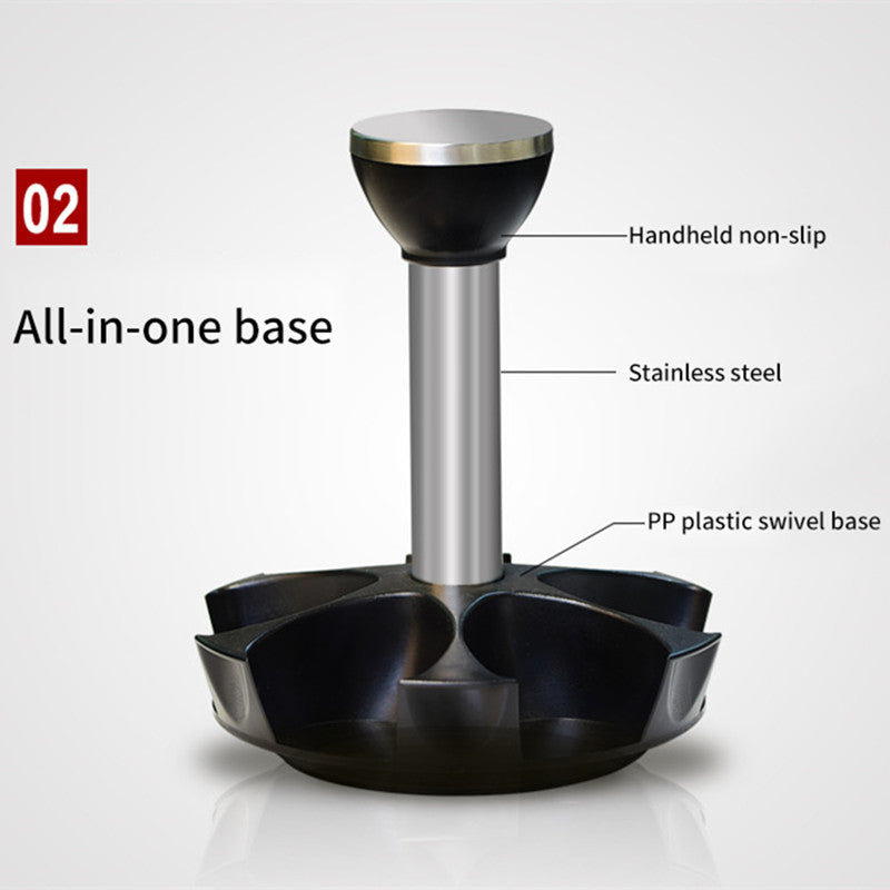 Rotating Glass Spice Jar Set – alternate view