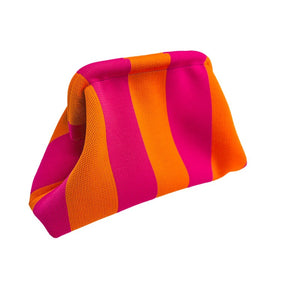Cloud Bag Large Capacity Storage for Everyday Versatile Makeup Bag – Brick strip red