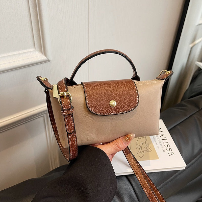 Mini Nylon Dumpling Crossbody Bag – E