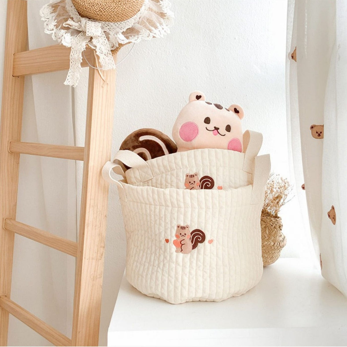 Hanging Crib and Diaper Organizer – Olive