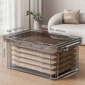 Large Clear Stackable Storage Box – A