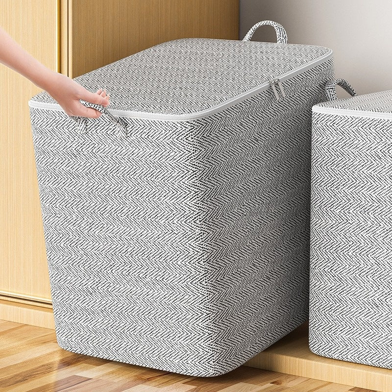 Large Lidded Duvet and Blanket Storage Bag – 220L 50*61*71cm