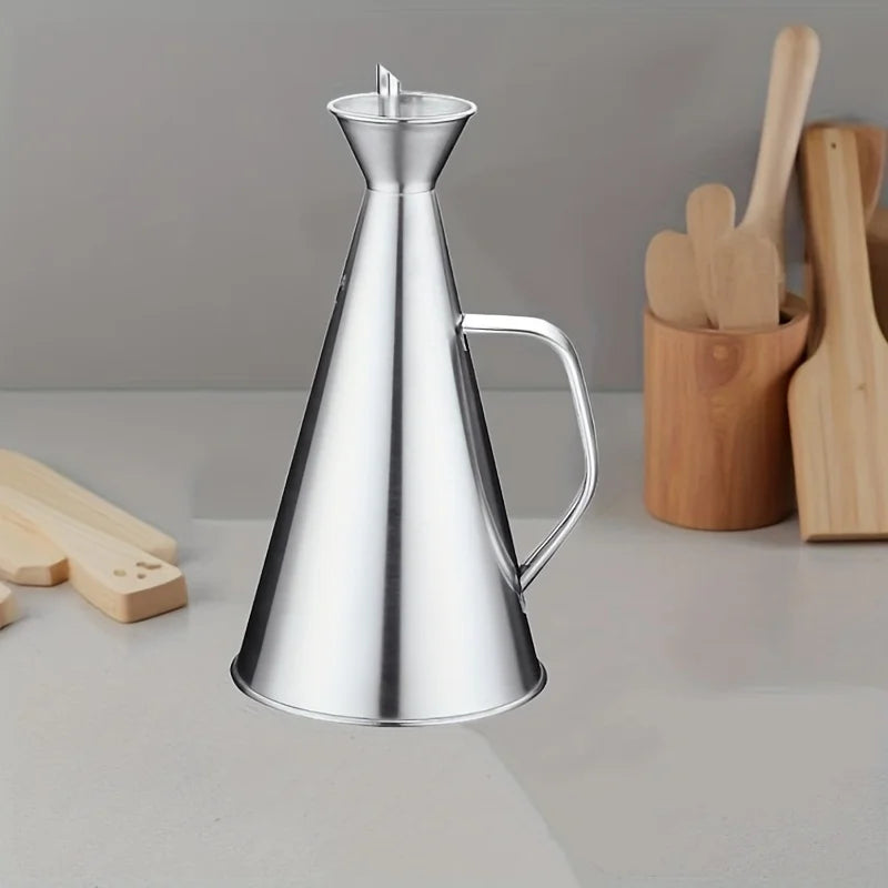 Stainless Steel Kitchen Oil Dispenser Bottle