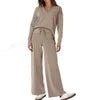 Women's Casual Long-Sleeve Two-Piece Pants Set