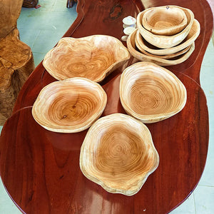 Solid Wood Serving Tray and Bowl