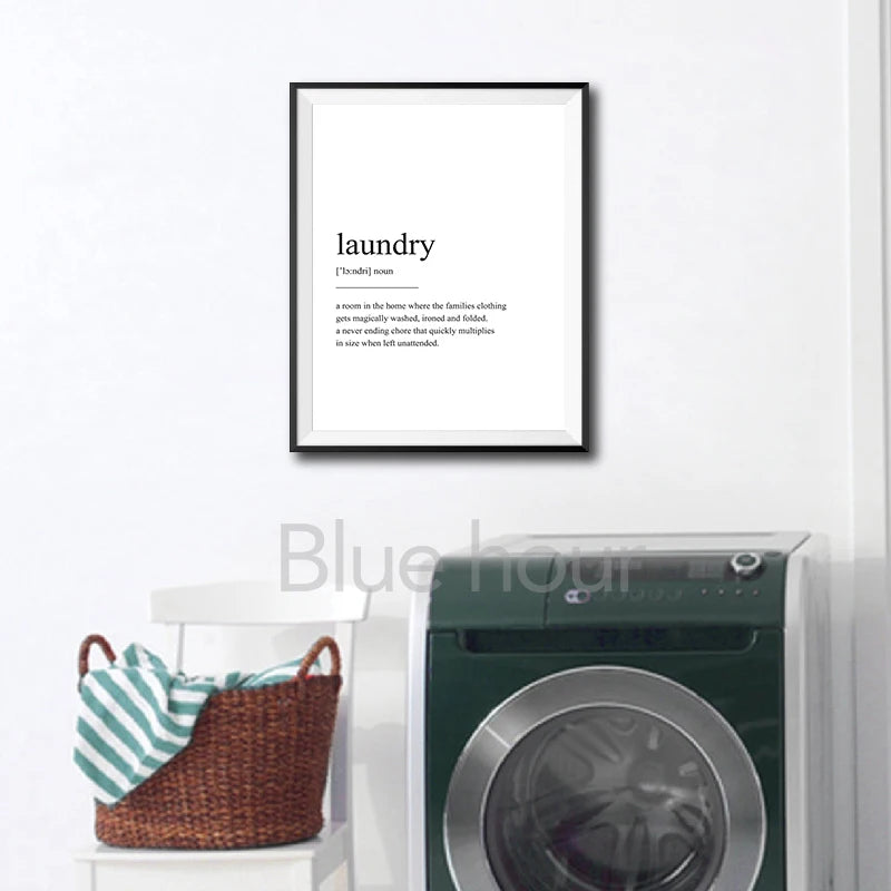 Laundry Care Guide Wall Art Print – CPC5364