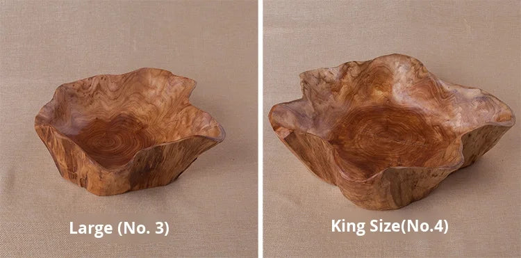 Solid Wood Serving Tray and Bowl