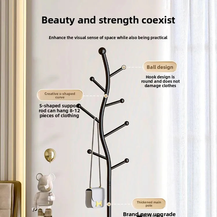 Tree Shaped Freestanding Coat Rack