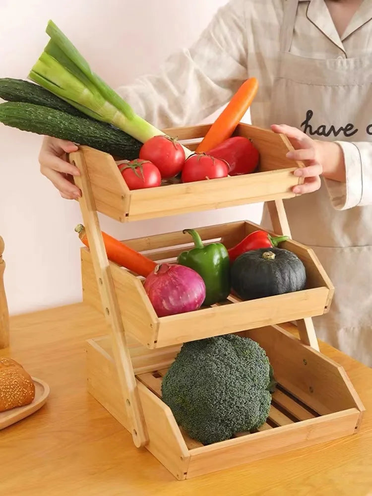 Multi-Tier Kitchen Countertop Storage Organizer