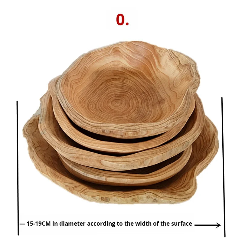 Solid Wood Serving Tray and Bowl