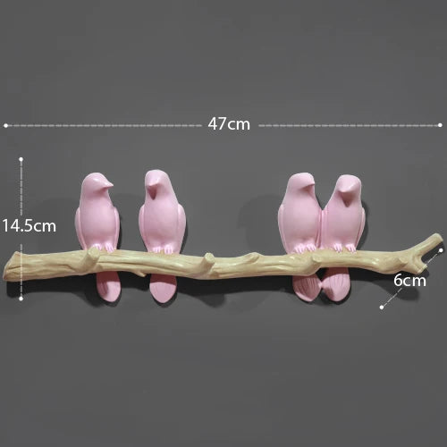 Decorative Bird Wall Hooks – alternate view