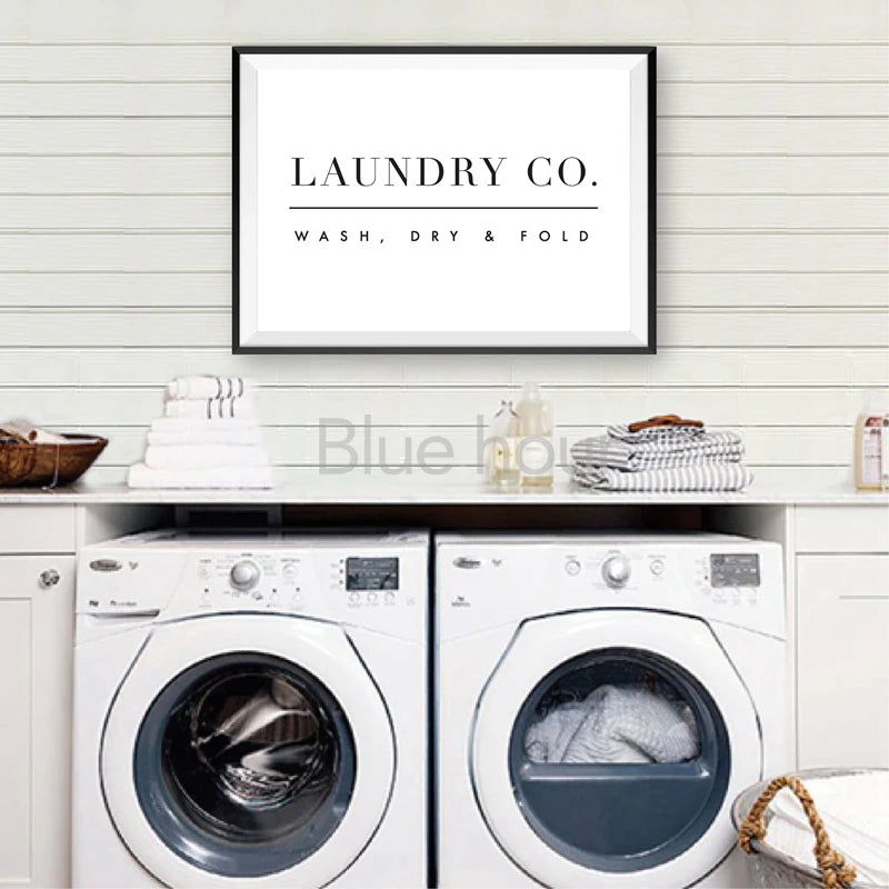 Laundry Care Guide Wall Art Print – CPC5314 B