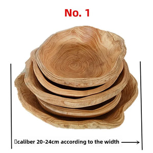Solid Wood Serving Tray and Bowl