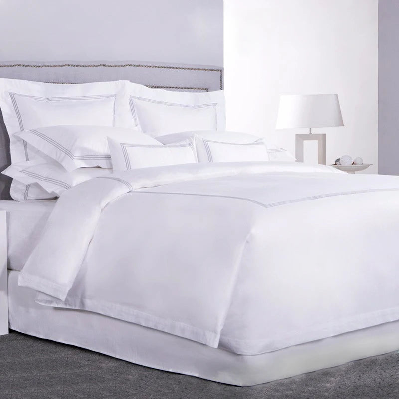 Hotel-Style Cotton Bed Sheet Set