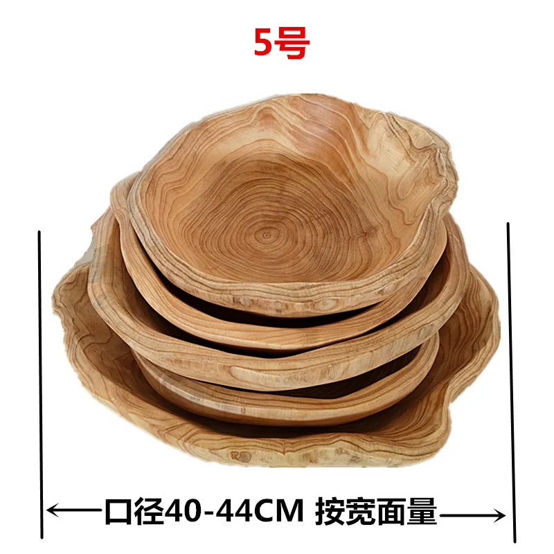 Solid Wood Serving Tray and Bowl