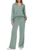 Women's Casual Long-Sleeve Two-Piece Pants Set