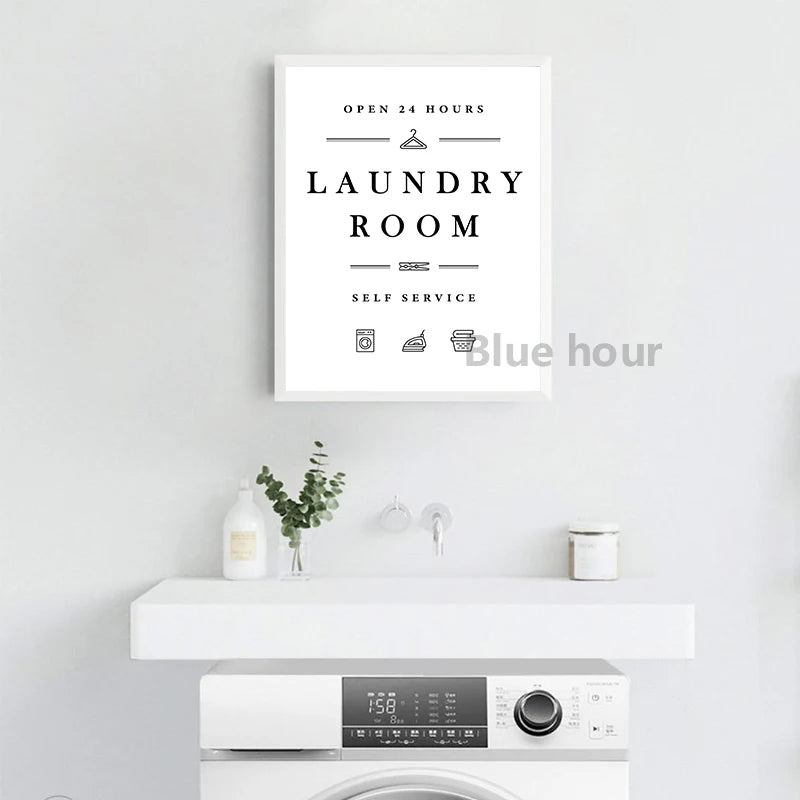 Laundry Care Guide Wall Art Print – CPH5195