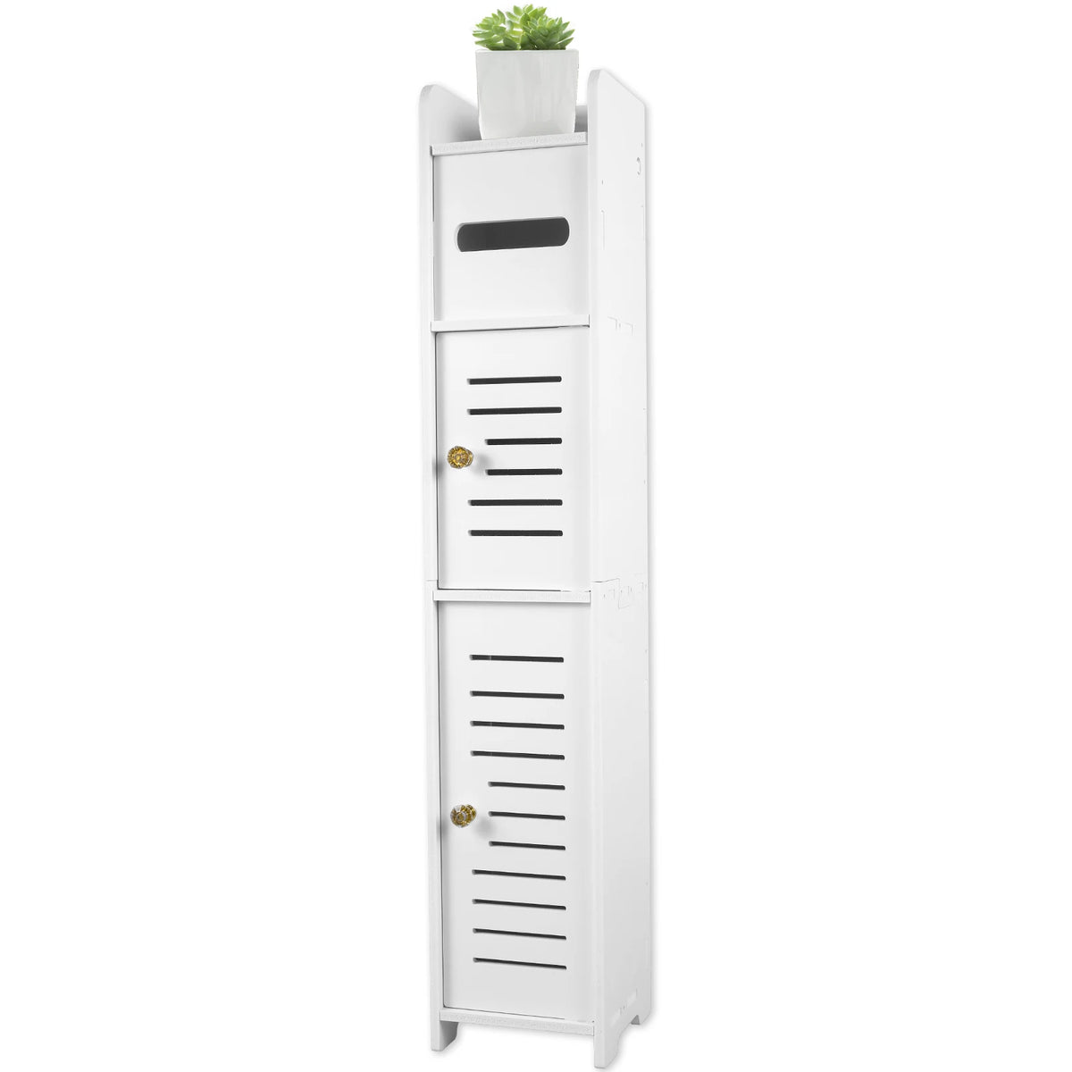 Slim Floor-to-Ceiling Bathroom Storage Cabinet – 1pcs