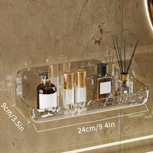 No-Drill Acrylic Shower Storage Shelf – alternate view