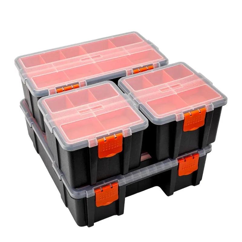 Large-Capacity Multi-Compartment Tool Box