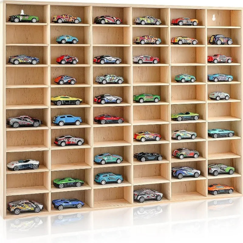Solid Wood Multi-Compartment Storage Organizer