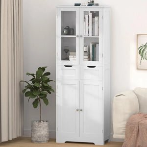 67-Inch Freestanding Bathroom Storage Cabinet – alternate view