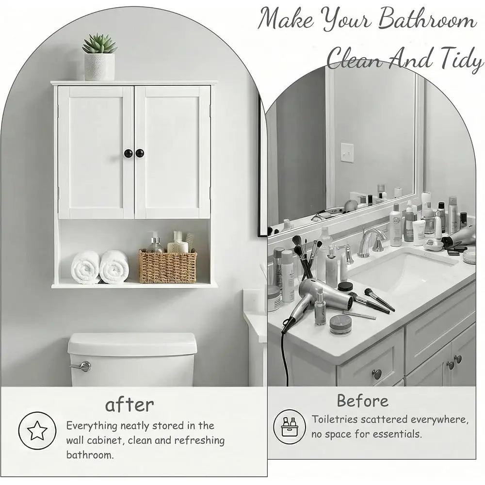 Wall-Mounted Bathroom Medicine Cabinet – alternate view