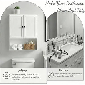 Wall-Mounted Bathroom Medicine Cabinet – alternate view