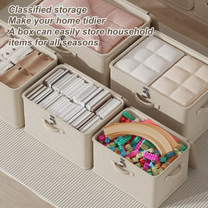 Stackable Locking Storage Container with Handle