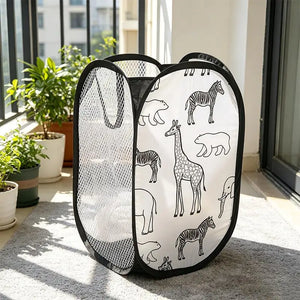Collapsible Laundry Hamper and Storage Basket – alternate view