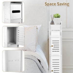 Slim Floor-to-Ceiling Bathroom Storage Cabinet – 2pcs
