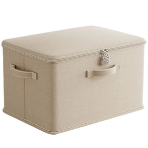 Stackable Locking Storage Container with Handle