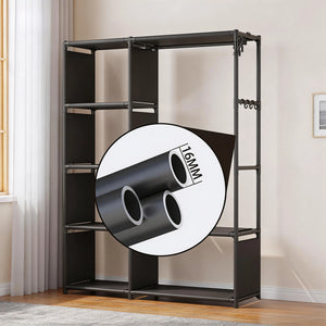 Multi-Tier Clothes and Quilt Storage Rack