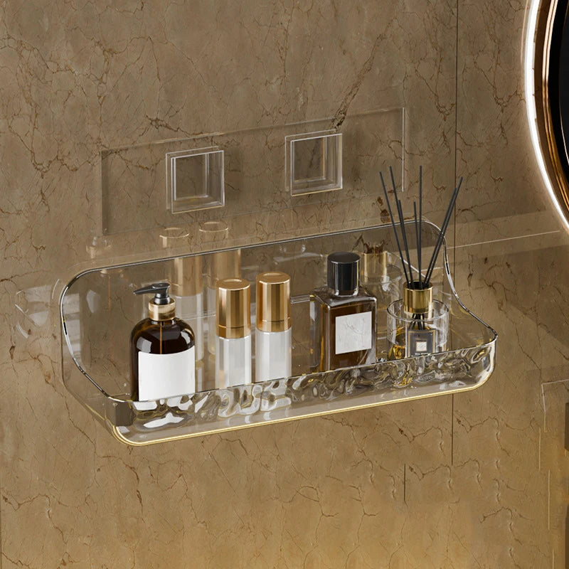 No-Drill Acrylic Shower Storage Shelf – alternate view