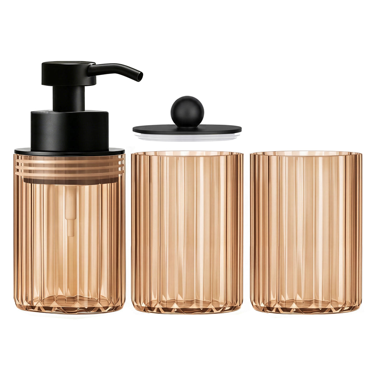 3-Piece Bathroom Countertop Accessory Set – alternate view