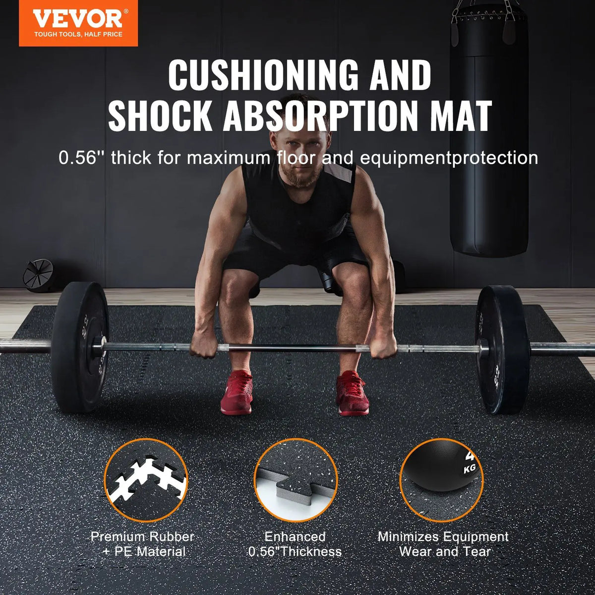 6-Piece Interlocking EVA Foam Exercise Mat Set