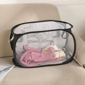 Collapsible Laundry Hamper and Storage Basket – alternate view