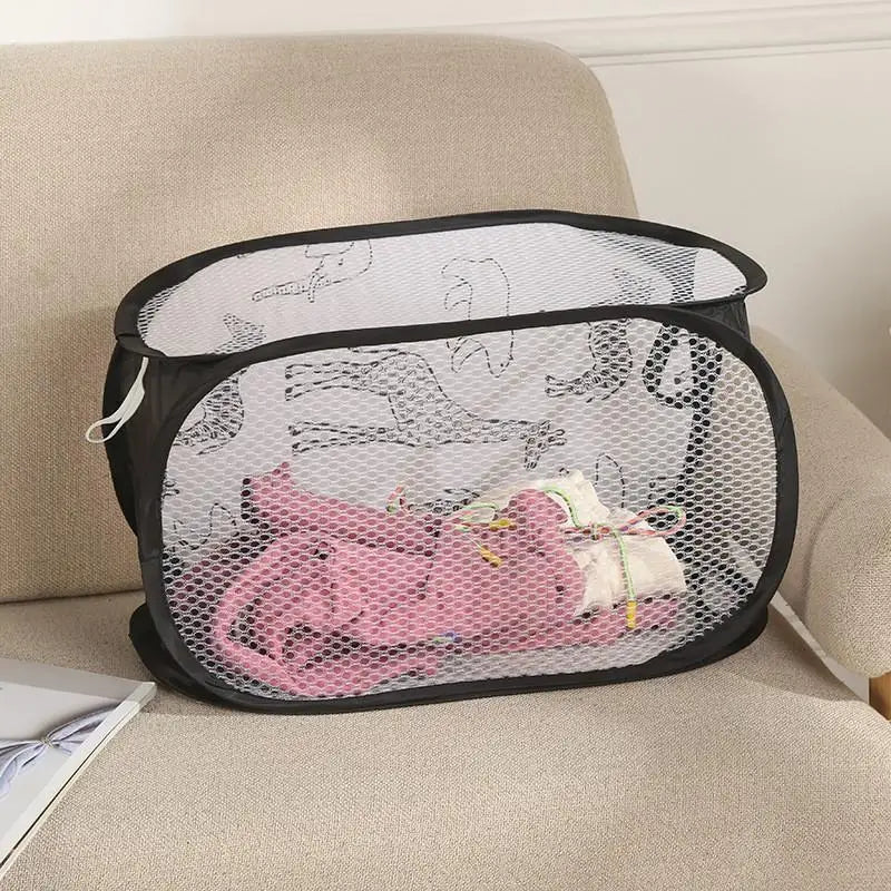 Collapsible Laundry Hamper and Storage Basket – alternate view